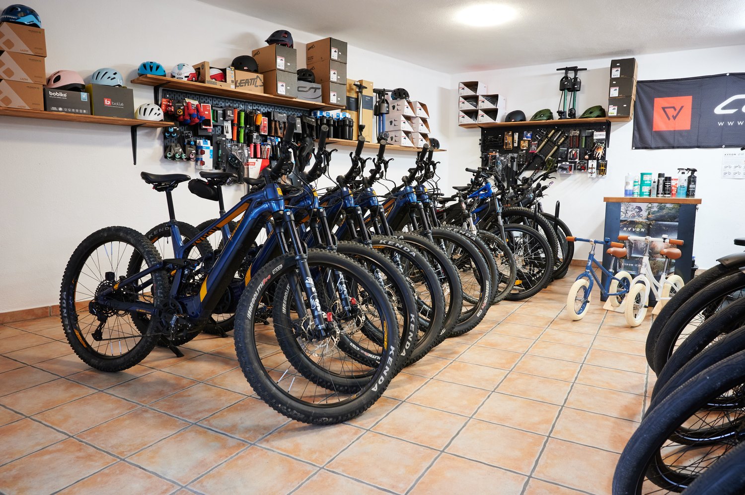 E-Bike-Verleih: E-Bike-Flotte im Store in St. Stefan ob Stainz