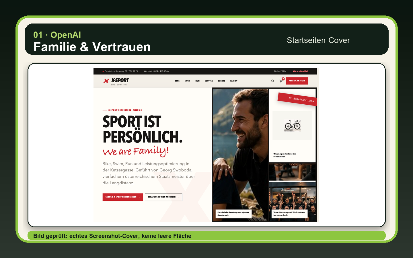 Familiennaher Fachhandel