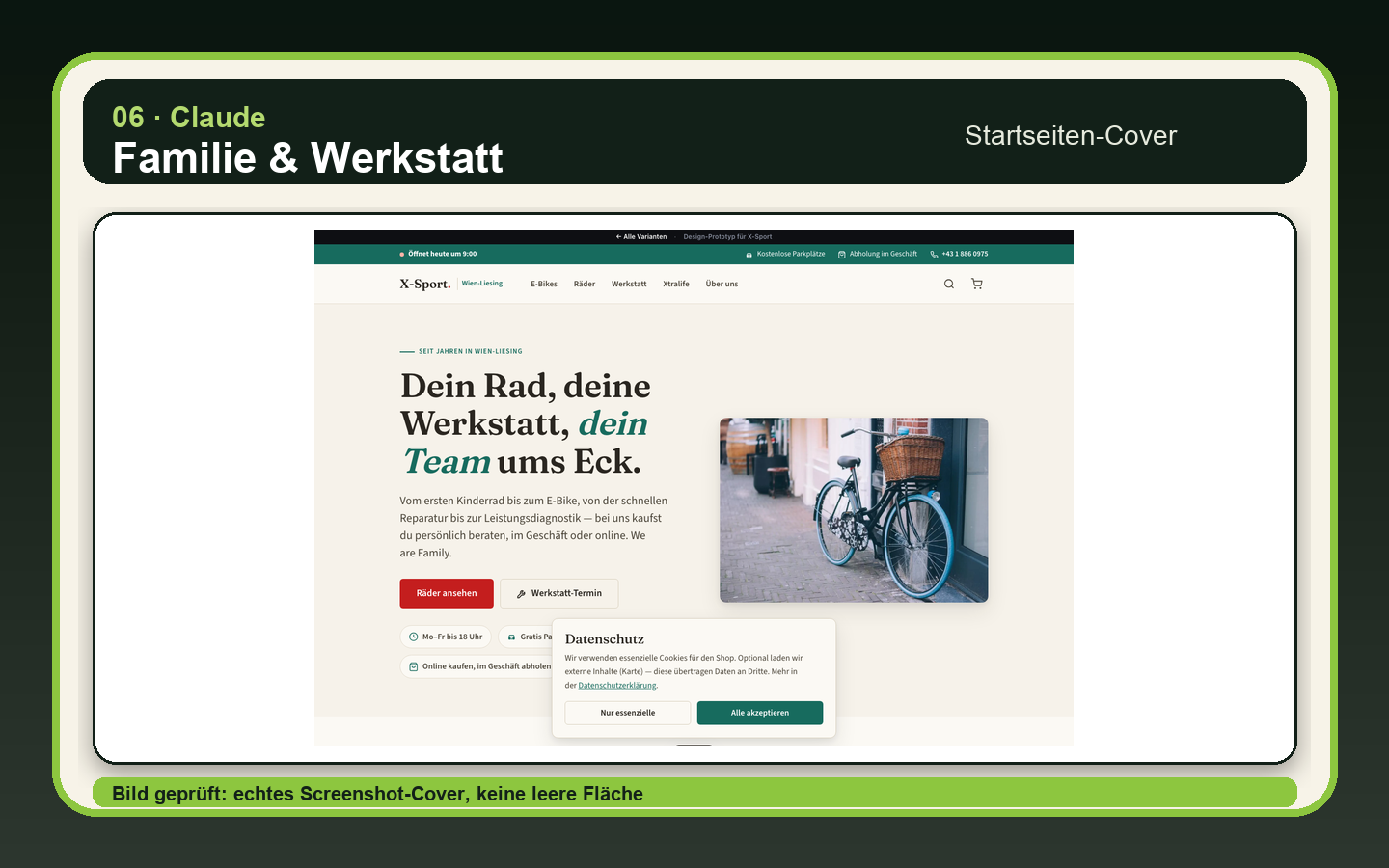 Familie & Werkstatt